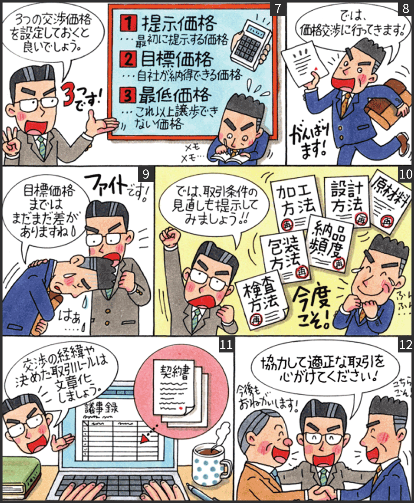 マンガでわかる価格交渉・価格転嫁をしたい